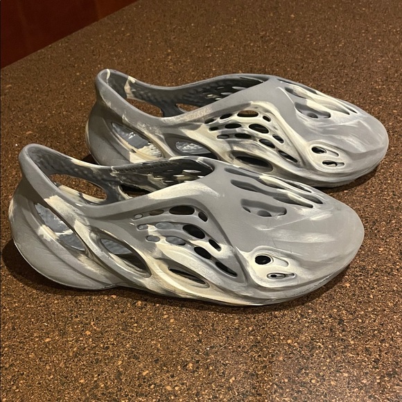Yeezy Other - Gray and White Slip-On Shoes Yeezy foam runners 44/10.5-11